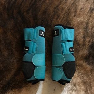 💎SOLD💎Turquoise Classic equine horse boots